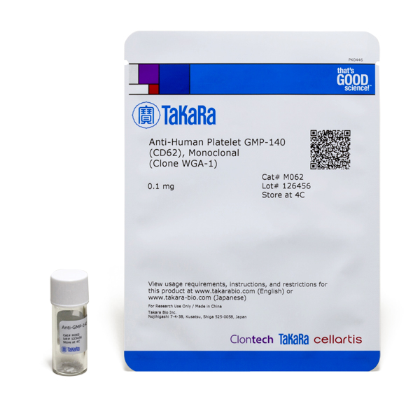 M062: Anti-Human Platelet GMP-140 (CD62), Monoclonal (Clone WGA-1)