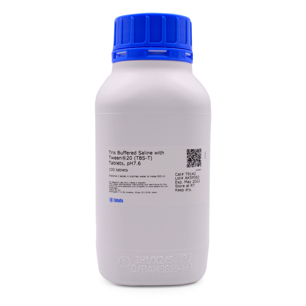 T9142: Tris Buffered Saline with Tween 20 (TBS-T) Tablets, pH7.6