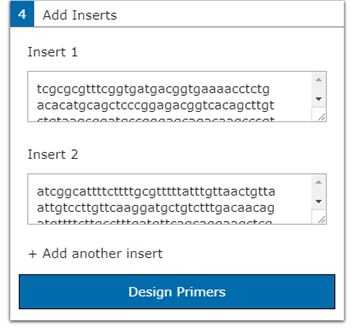 Add inserts window