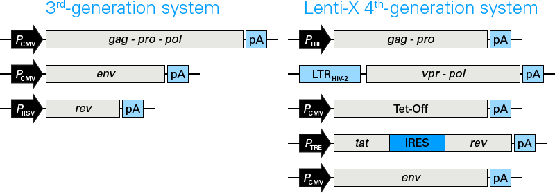 Fourth generation Lentiviral Packaging Overview