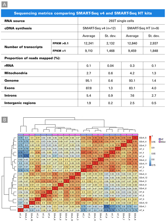 Gene expression data obtained from FACS-sorted 293T cells